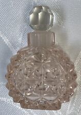 Antique Victorian Rare Small Cut Crystal Perfume Smelling Salts Bottle Soft picture