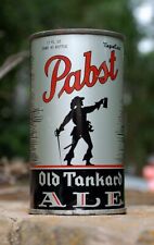 EXCEPTIONAL 1937 PABST OLD TANKARD ALE FLAT TOP CAN W/NY, NY DISTR. LID picture