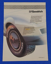 1982 BFGoodrich ADVANCED T/A HIGH TECH RADIAL TIRES ORIGINAL COLOR PRINT AD S21 picture