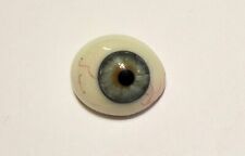 Antique German hand-blown human prosthetic glass eye.  Blue. Smaller size. Nice picture