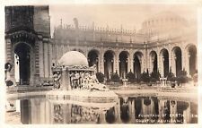 VINTAGE POSTCARD FOUNTAIN OF EARTH COURT OF ABUNDANCE PAN PACIFIC EXPO 1915 RPPC picture