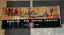 VTG SCHWINN BICYCLES THE SECOND CENTURY ADVERTISING BANNER DEALERSHIP POSTER picture