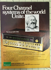1975 Sansui QRX 7001 4-Channel Receiver 1-Page Color Magazine Ad picture