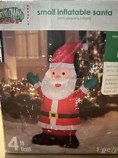 Airblown® Inflatable 4 Ft Light-Up Santa Indoor/Outdoor Easy Set Up Yard Blow Up picture