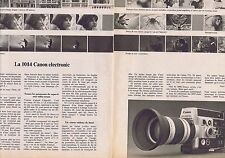 1974 ADVERTISING ADVERTISEMENT 114 la 1014 CANON electronic (2 pages) picture