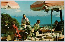 Vtg Sausalito California CA Continental Terrace Alta Mira Hotel Dining Postcard picture