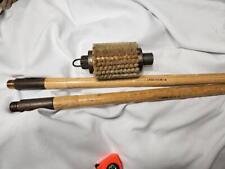 Vintage Cannon Artillery Cleaning Brush with Two 30 Inch Sections picture