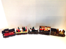 Vintage JC Penney Christmas Home Towne Express 1999 Train Set Lot of 5 Pieces picture