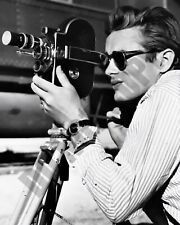 1955 James Dean Behind A 16mm Bolex Camera 8x10 Photo picture