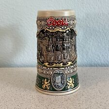 Vintage Coors 1935 Print Advertisment 1990 Edition Beer Stein Mug Numbered 20088 picture