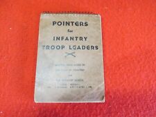 US Army World War II 1941 Pointers For Troop Leaders Book picture