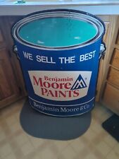 Benjamin Moore Co Paints Die Cut Can sign Metal 35” Tall - We Sell The Best  picture