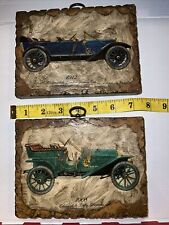 1908 & 1912 Oldsmobile Paintings On Wooden Frames picture