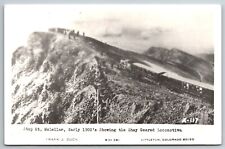 Atop Mt McClellan Colorado Early 1900s Grays Peak Route Shay Geared Locomotive picture