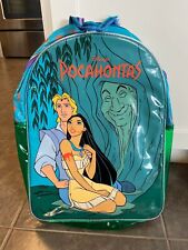 Vintage 90s Disney Pocahontas Kids Girls Backpack Book Bag Rare *READ picture