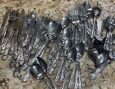 74 pcs - Oneida Custom Craft /THOR /Stainless Flatware Service for 12 picture