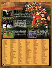 2000 Banjo-Tooie N64 Nintendo 64 Print Ad/Poster Authentic Original Promo Art picture