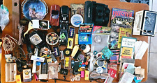 Amazing 13 pound Junk Lot Toys Diecast Paper Train electrical Tin Camera Pinback picture
