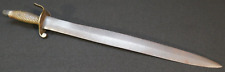 USN U.S. Navy M1841 Naval Cutlass Sword 'NP AMES Springfield' 1843 Dated - Relic picture