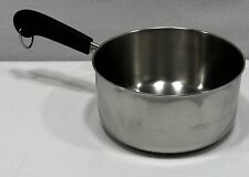 Vintage Revere Ware 2 QT-94d Sauce Pan Stainless Steel Tri-Ply Disc Bottom USA picture
