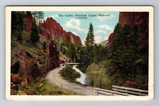 CO-Colorado, The Castle, Phantom Canon Highway, Antique, Vintage Postcard picture