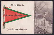 New York-Grovenor Corners-Pennant Greeting-Carlisle-Schoharie-Antique Postcard picture