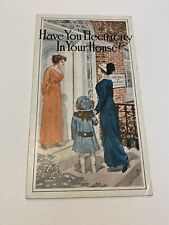 Vintage c.1913 'Have You Electricity in Your Home?' GE Advertising Pamphlet picture