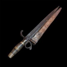 19th Century 1800s  War 1812 Too Civil War Era Cuttoe Sword Long Knife W/sheath picture