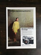 Vintage 1969 Yashica Electro 35 Camera Full Page Original Ad 324 picture