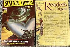 Readers Digest November 1954 Anti-Comics Article & Science Stories Feb 1954 picture