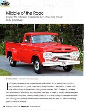 1957-1961 FORD F-SERIES PICKUP TRUCK ~ NICE 3-PAGE ARTICLE / AD picture