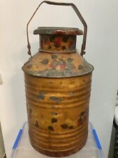 Antique Standard Oil Co. 5 Gallon Oil Can with Tole Painting by Sue Morse picture