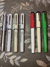 7 Vintage Rollerball Pens 4 Shaeffer And 3 Parker picture