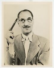 Groucho Marx 1950 You Bet Your Life Original NBC Photo w/Stamp Brothers J9149 picture