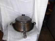 Griswold American No.8  1908 WAFFLE Maker WITH HIGH Base CLEANED SEASONED.READ picture