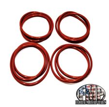 4PK Red O-Rings Military fit Humvee Split Rims Wheel Seal & M1101 M1102 Trailers picture