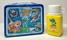 Vintage 1985 Jim Henson's Muppet Babies Metal Lunchbox & Thermos by Aladdin picture