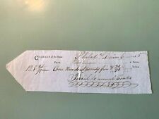 Rare 1785 Printed Bank of North America Check - Signed by Director Samuel Coates picture