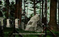 Postcard: 2/2999 Emerson's Grave Sleepy Hallow Cemetery Concord, Mass. picture