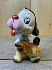 Great Estate Find-Antique Porcelain Spotted Dog  Figurine 5” picture