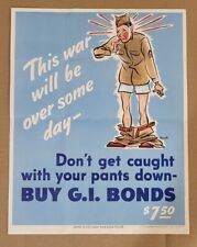 VTG • WWII • United States Army War Bond Poster • Original • 1944-O-621324 picture