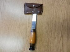 1925-48 Kinfolks USA MY65 Hatchet/ Knife Combo  W/ Leather Sheath Butterscotch picture