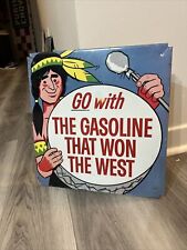 c.1960s Original Vintage Phillips 66 Gas Sign Metal  Gasoline That Won The West picture