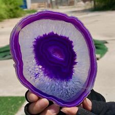 167G Natural Beautiful Agate Geode Druzy Slice ExtraLarge Gemstone picture