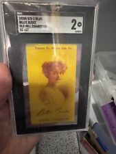 1910 Billie Burke S72-1 Silk Tobacco Card Carded 2 picture