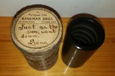 EARLY EDISON 2M CYLINDER RECORD #7118 SUN WENT DOWN - DEALER TAG - PITTSFIEID MA picture