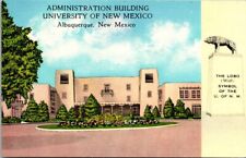 Albuquerque NM University of New Mexico Administration Building Postcard UNM picture