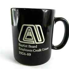 Baptist Board Employees Credit Union Coffee Cup Mug Black White Print picture