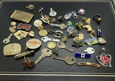 Vintage junk drawer lot items advertising Smalls Older As Shown Lot#476 picture