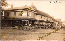 Postcard OH Bath, Ohio-RPPC Real Photo, Myers Hay Tools, Slaughterhouse 1909 Cl picture